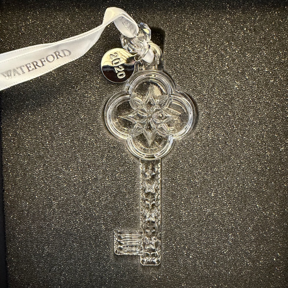 NWT Waterford Crystal First Home Key Ornament
